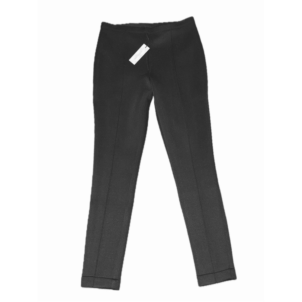 YIGAL AZROUËL *NWT* Black Ponte Knit Cuffed Pull-On Pants | Made in NYC | Sz -6